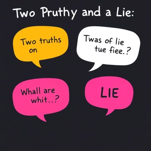 Two Truths & a Lie